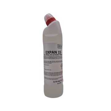 Expan 15 - GÜÇLÜ ÖZEL ASİDİK TEMİZLİK ÜRÜNÜ, PAS, KURUM, SİLİKAT, KİR VE KARBON SÖKÜCÜ